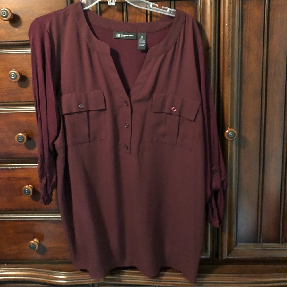 Mixed fabric wine top